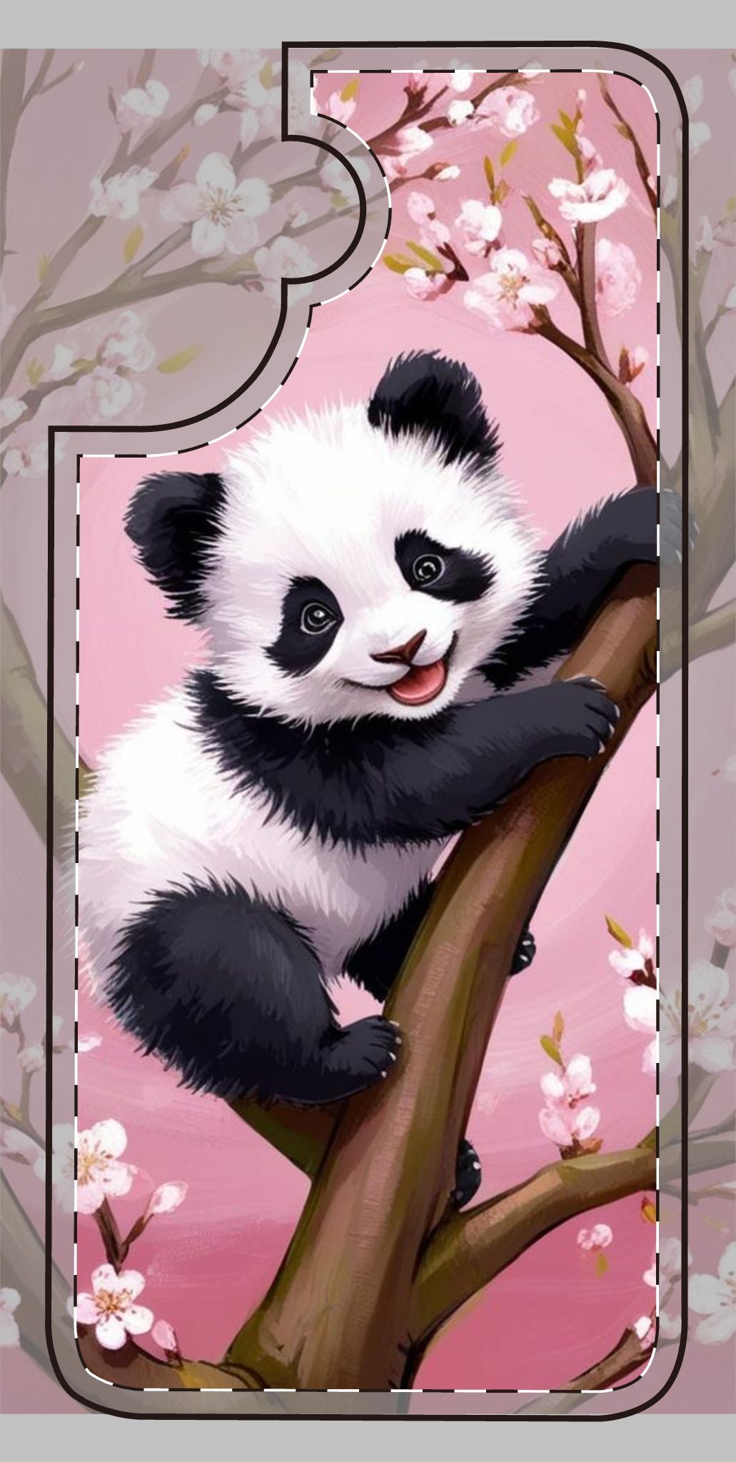 Cute Panda Phone Case - Fun & Playful Cover for Animal Lovers