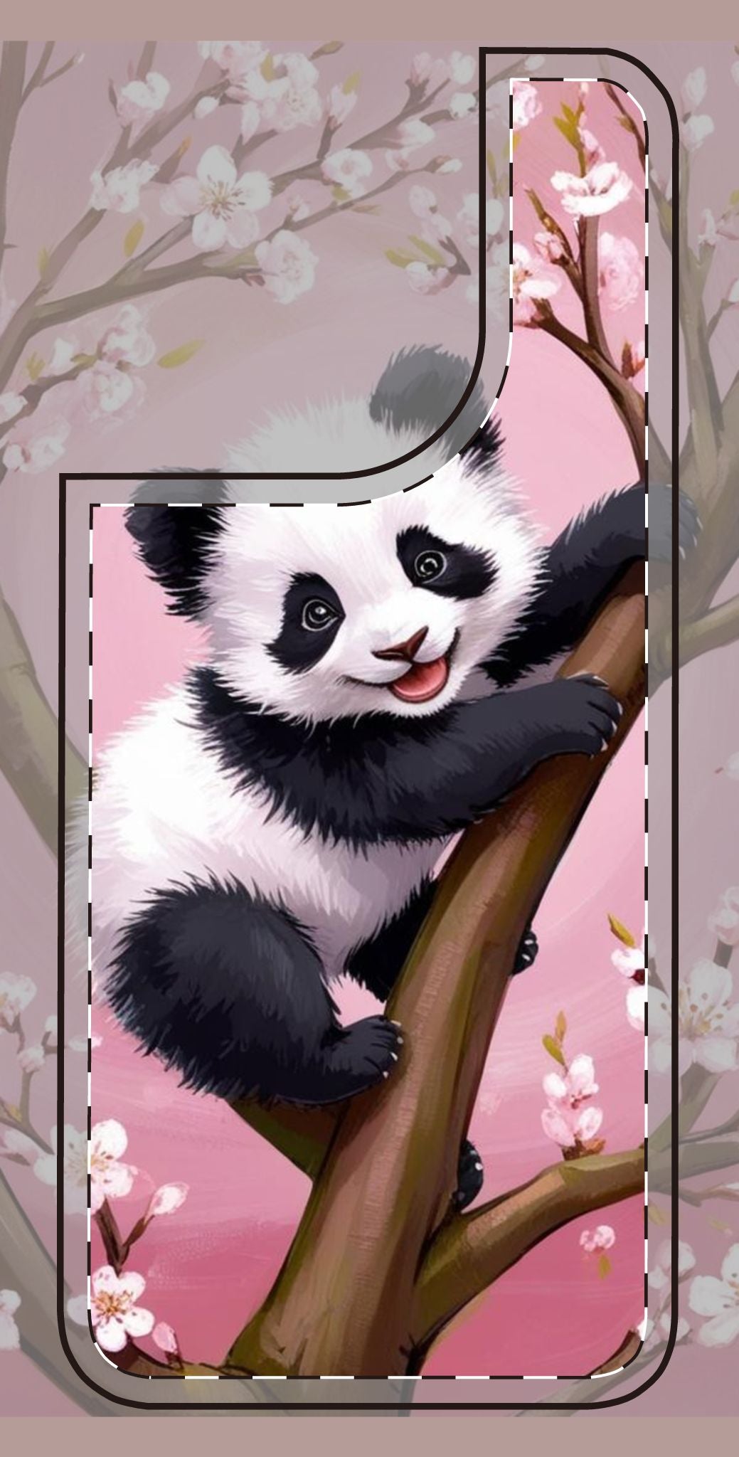 Cute Panda Phone Case - Fun & Playful Cover for Animal Lovers